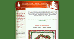 Desktop Screenshot of forever-green-christmas.co.uk