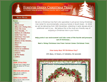 Tablet Screenshot of forever-green-christmas.co.uk